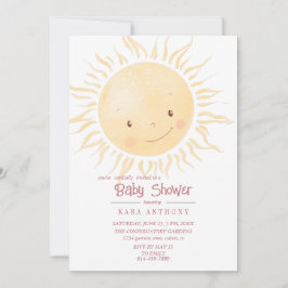 Um Pequeno Convite Para Chás de fraldas De Sol