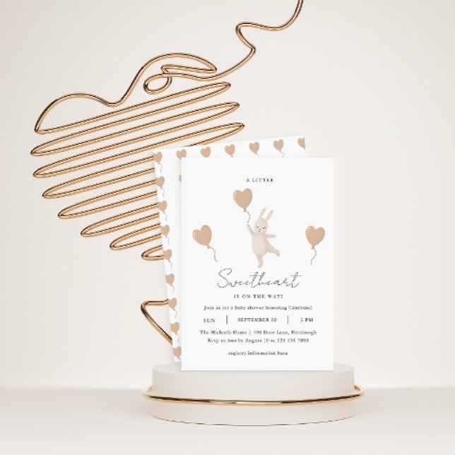 Um pequeno doce está no caminho do Chá de fraldas (Criador carregado)