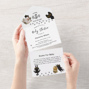 Um Pequeno Gatinho Está a Caminho Churrasco de Beb