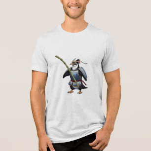 Um pinguim samurai f