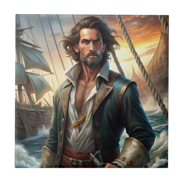 Um pirata de um navio (Frente)