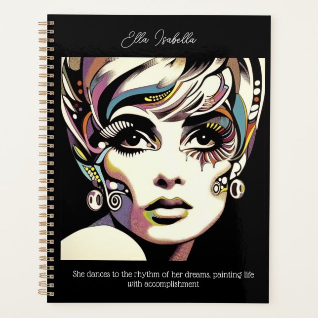 Um Planejador de Sonhos Vibrante (Frente)