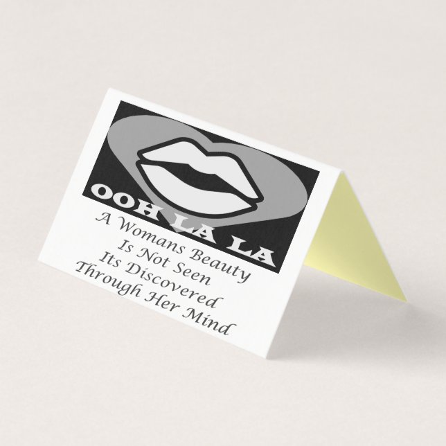 Um poema de mensagem de beleza feminina (Frente)