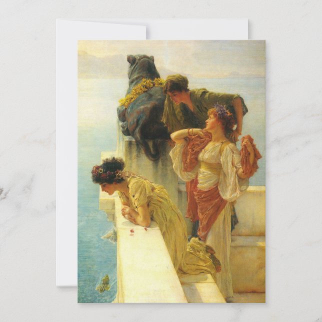 Um Ponto de Observação de Sir Lawrence Alma-Tadema (Frente)