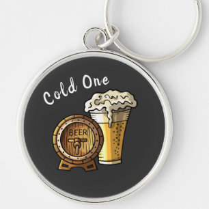 Um Porta-Chaves de Cerveja Gelada