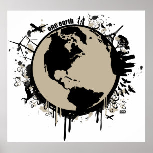 Um poster da terra