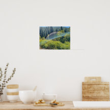 Um Poster de campo mágico