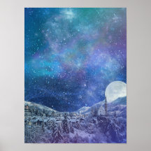 Um Poster de inverno limpo