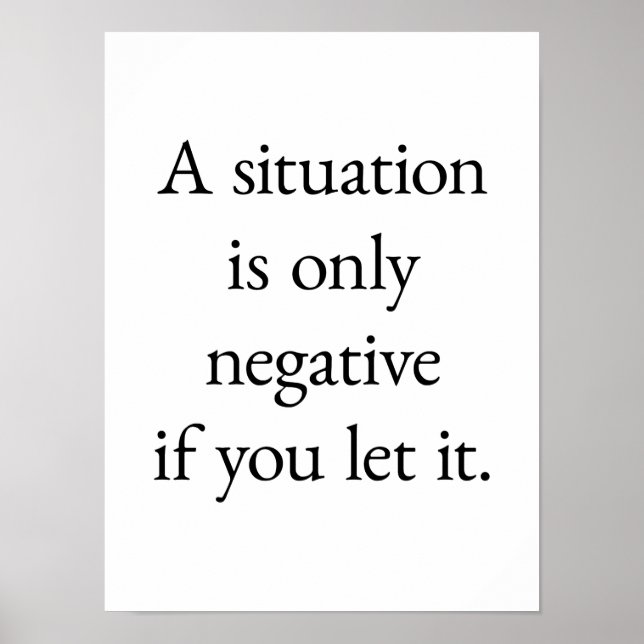 Um Poster de Situação (Frente)