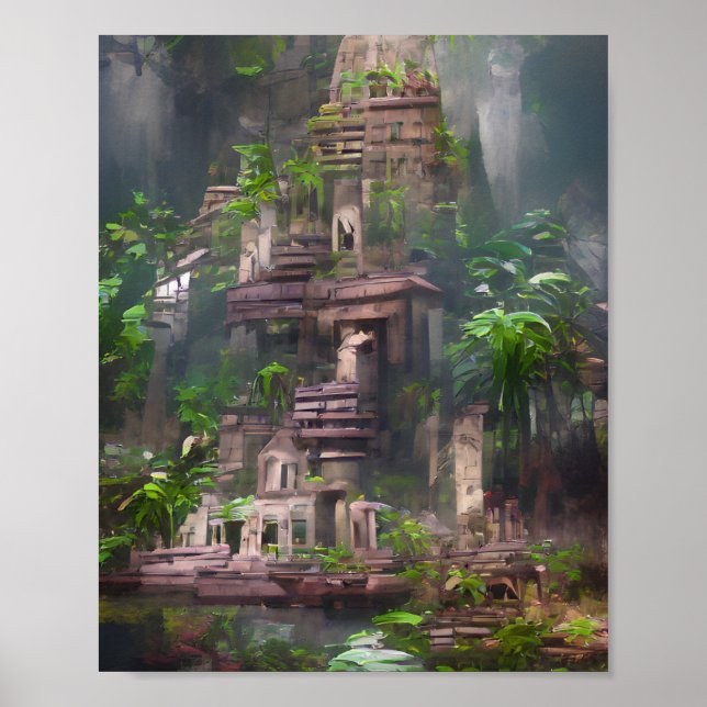 Um poster de templo (Frente)