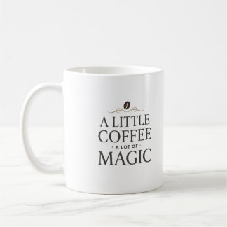 Um Pouco De Café, Muita Magia Caneca De Café Elega