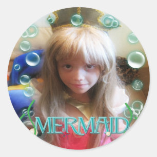 Um pouco de mar de MERMAID Personalize seu adesivo