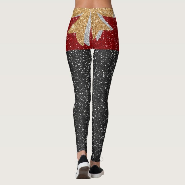 Um Pouco Mais Leggings De Moda De Pop (Verso)