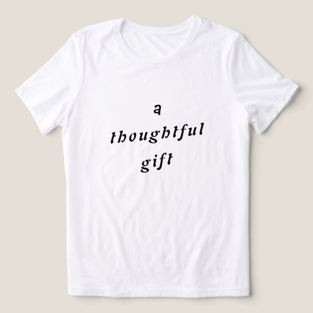 Um Presente Cuidadoso Que Pun Gift Amigos Humor (Design frontal)