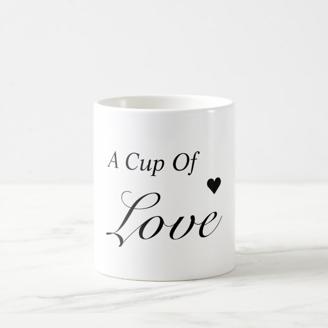 Um presente de caneca de amor (Centro)