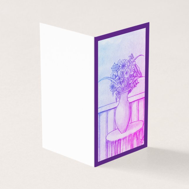 Um presente de flores - puple (Exterior)