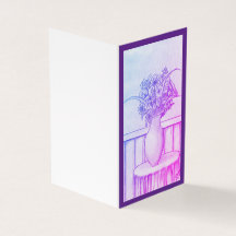 Um presente de flores - puple