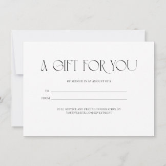 Um presente para você