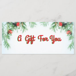 Um presente para você Caixa/Cartão de Presente de 