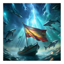 Um quadro criativo para o seu espanhol poster