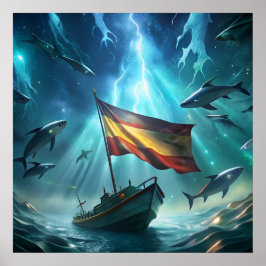 Um quadro criativo para o seu espanhol poster