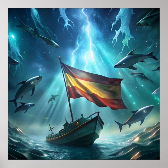 Um quadro criativo para o seu espanhol poster (Frente)