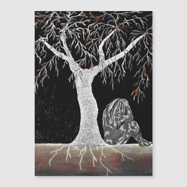 Um ramo de vida para configurar uma placa magnétic (Frente)