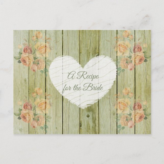 Um Receituário para o Cartão de Receita de Noiva (Frente)