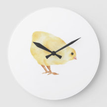 Um relógio de pintinho.