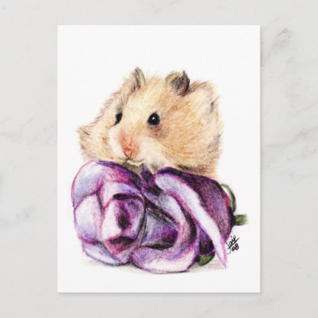 Um Rosa para cartões postais da mamãe (Frente)