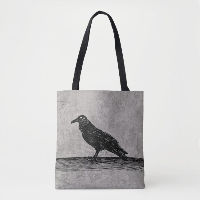Um Saco de Tote Raven (Frente)