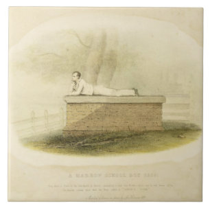 Um senhor Byron do menino de escola da grade