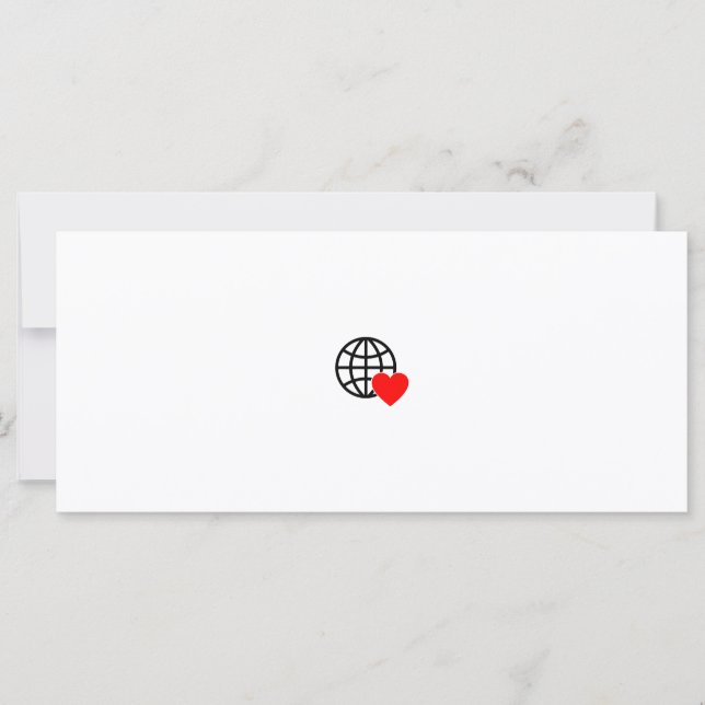 Um símbolo de coração vermelho criado com linhas s (Frente)