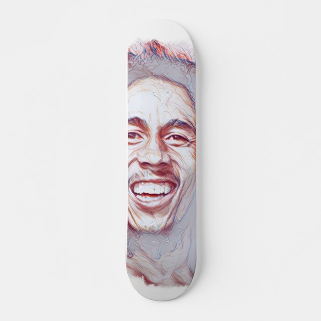 Um skate de coração (Frente)