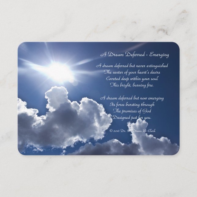 " Um Sonho Diferido - Emergente" Matriz 3x5 (Frente)