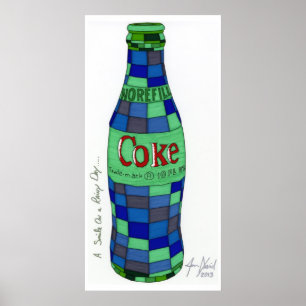 Um sorriso em um dia chuvoso, impressão da arte