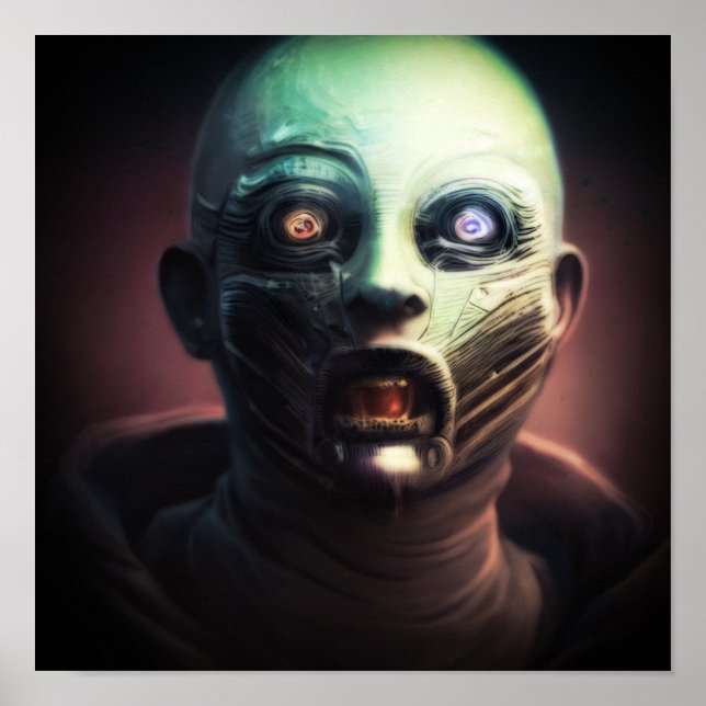 Um sorriso inquietante 5 - I.A. Poster (Frente)