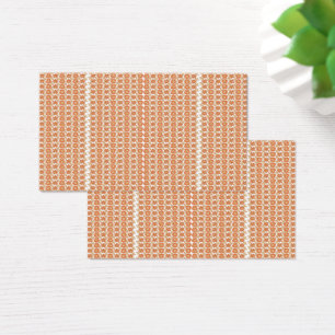 Um tapete laranja com padrão texturizado está sobr