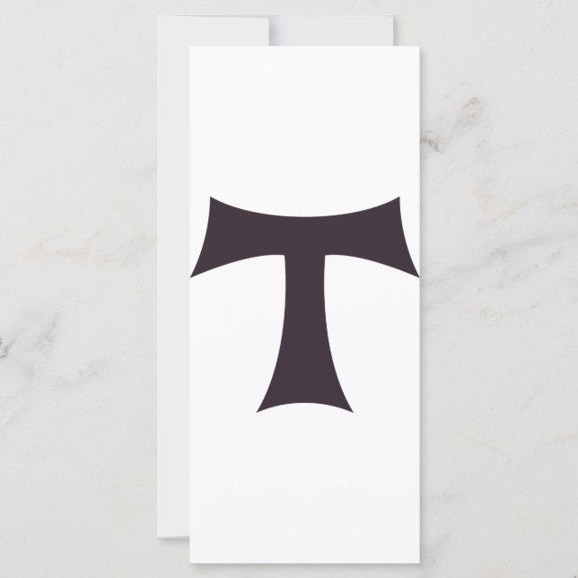 Um tau cruz Santo Anthony (Frente)