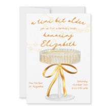 Um Tini Um Pouco Mais Antigo Tema Martini Convite