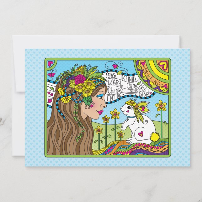 Um tipo de Word_Flat Card 7" x 5" (Frente)