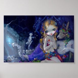 Um Titania ideal da fada do impressão da arte de