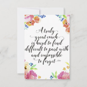 Um treinador verdadeiramente excelente citando o o