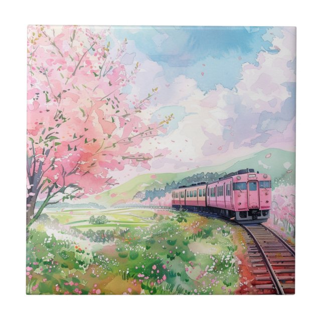 Um Trem na Primavera (Frente)