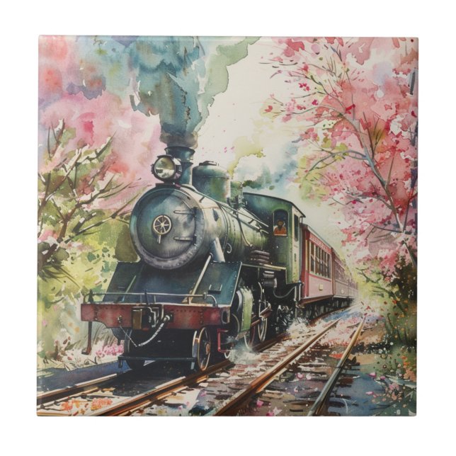 Um Trem na Primavera (Frente)