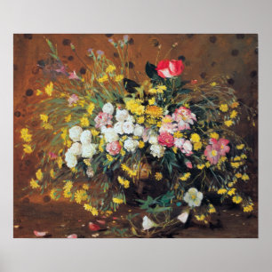 Um vaso do poster das flores