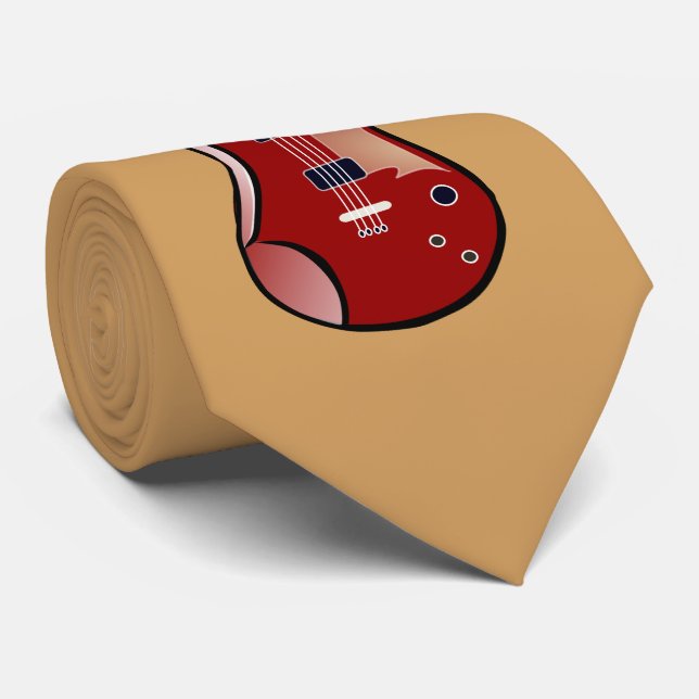 Um violão numa gravata (Rolled)