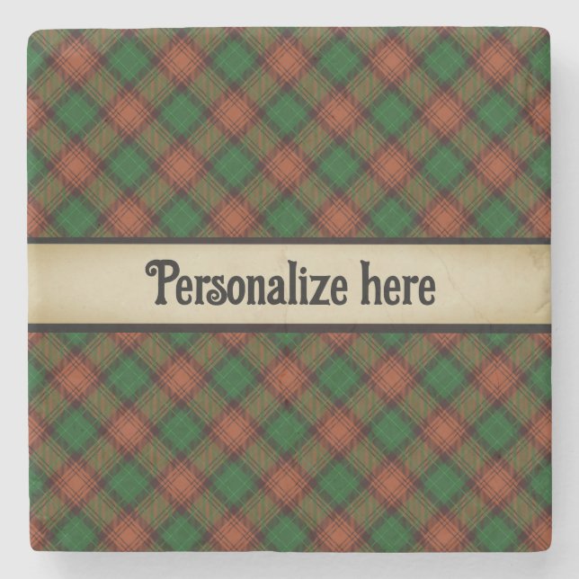 Um Wee Dram de Porta copos de Pedra Scotch (Frente)