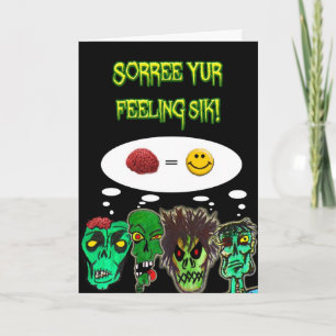 Um Zombie Consiga Bem Cartão