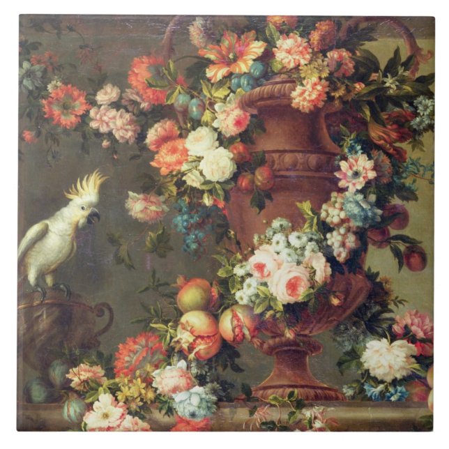 Uma abundância de fruta e de flores (Frente)